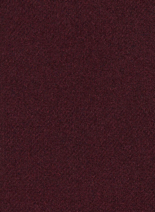 Dark Wine Heavy Tweed Suit