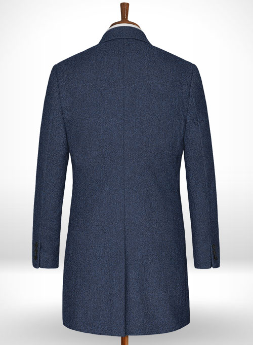 Empire Blue Tweed Overcoat - Click Image to Close