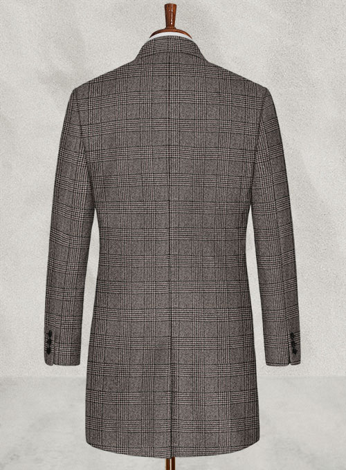 Fabri Checks Tweed Overcoat