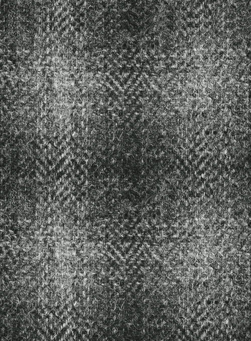 Harris Tweed Scot Gray Pea Coat
