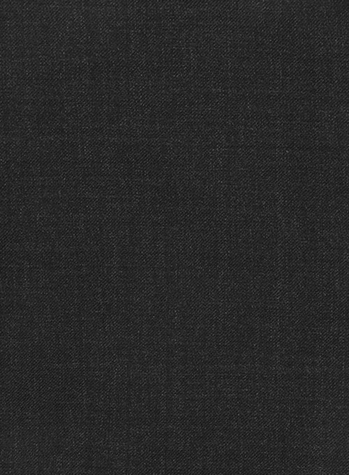 Huddersfield Dk Charcoal Pure Wool Double Breasted Blazer