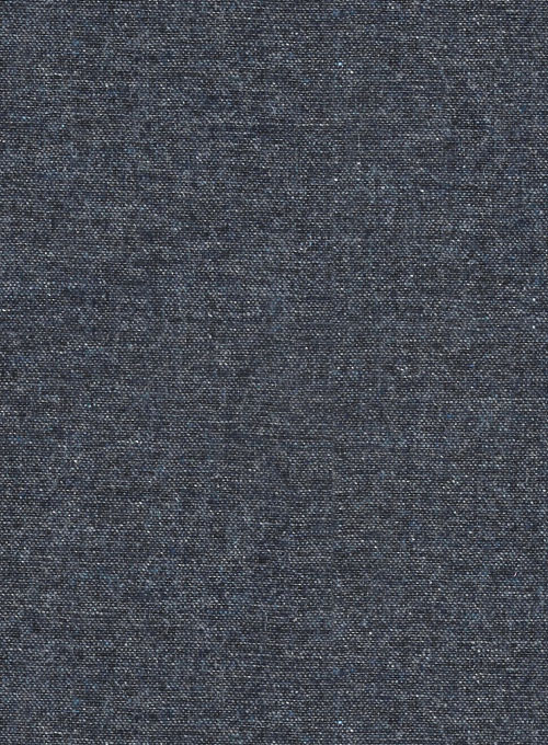 Indigo Blue Tweed Overcoat