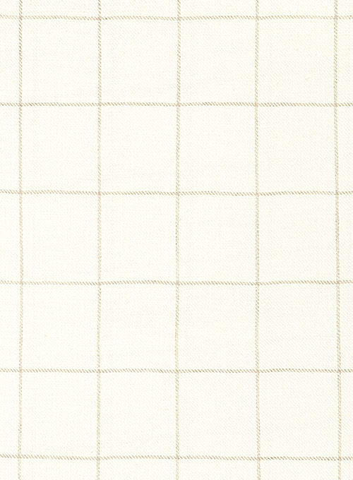 Italian Ecru Linen Suit