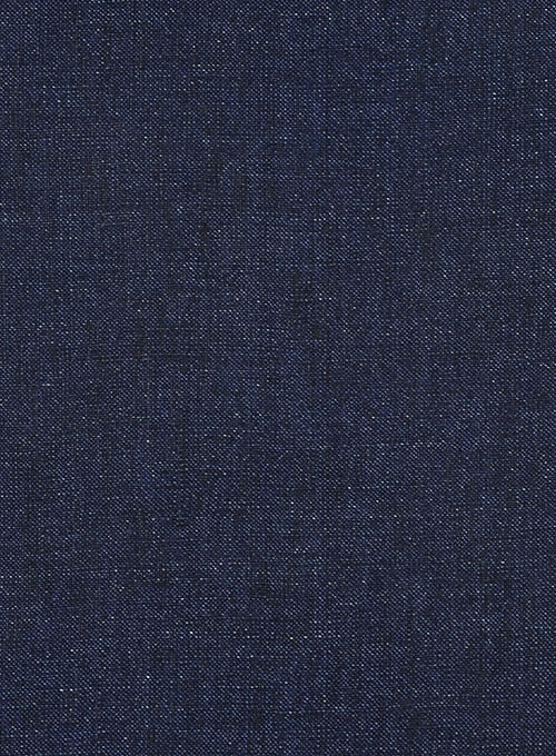 Italian Blue Khyber Linen Suit