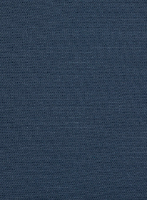 Italian Harbor Blue Cotton Stretch Suit