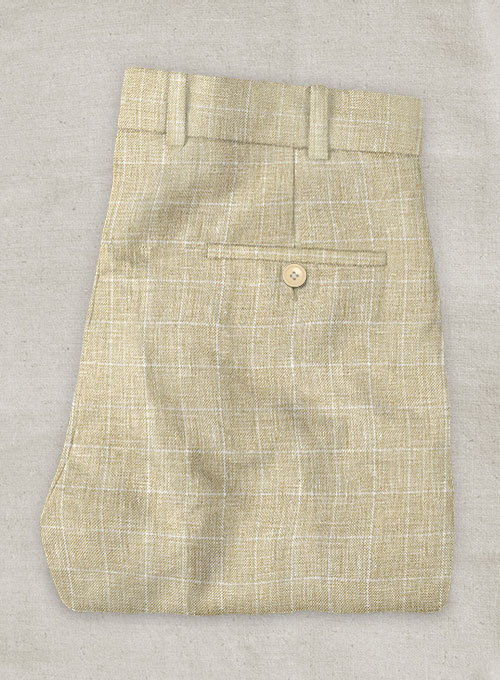Italian Linen Lusso Beige Suit
