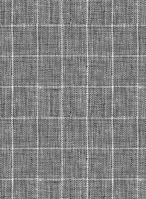 Italian Linen Lusso Black Suit