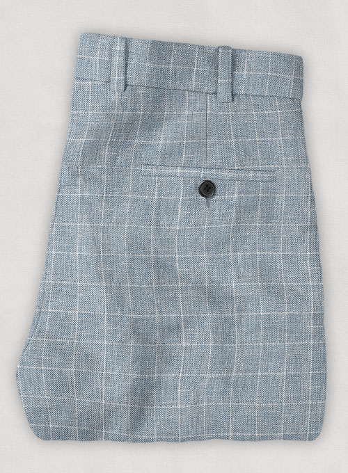 Italian Linen Lusso Cadet Blue Suit
