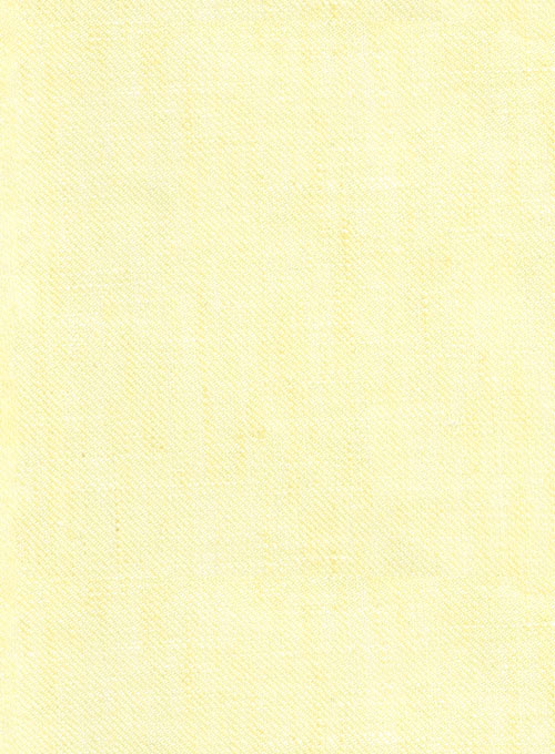 Italian Linen Melon Yellow Suit