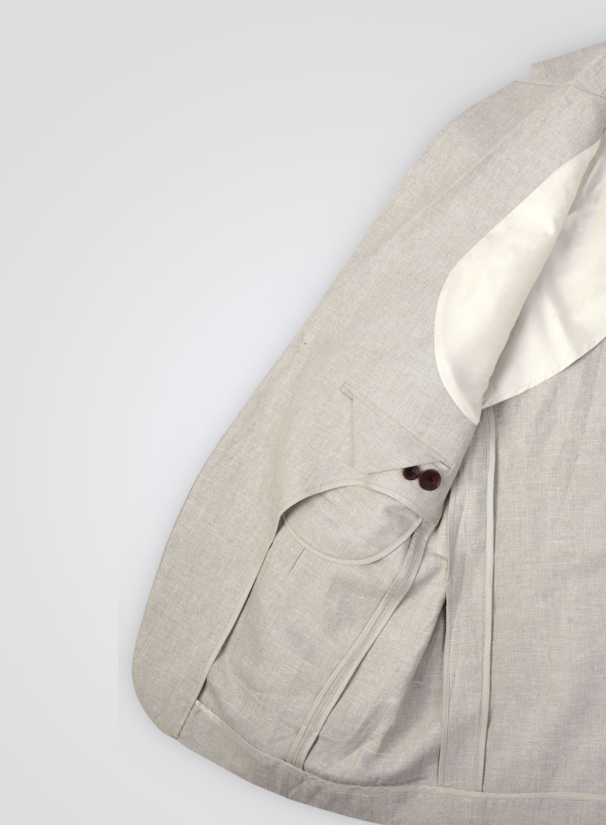 Italian Meadow Unstructured Linen Jacket