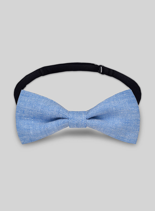 Italian Linen Bow - Nile Blue