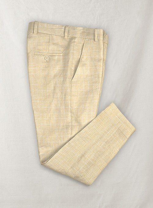 Italian Linen Lusso Burlywood Suit