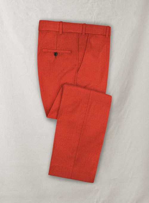 Italian Wool Cashmere Filona Orange Suit