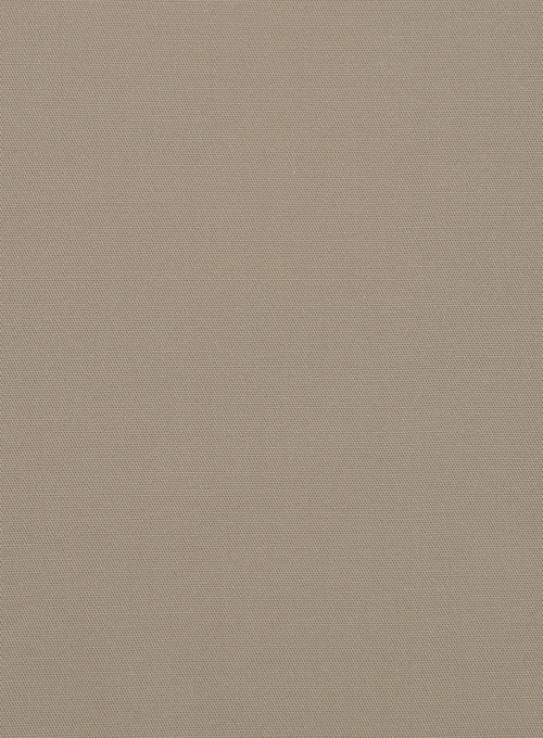 Italian Stone Khaki Cotton Stretch Suit