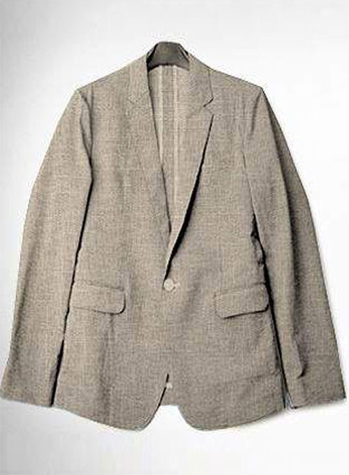 mens unlined linen blazer