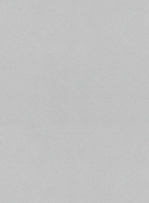 Light Gray Feather Cotton Canvas Stretch Suit