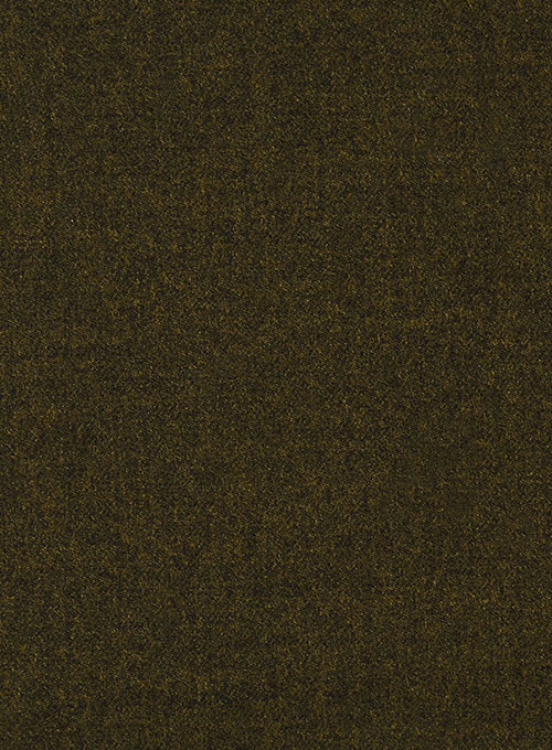 Light Weight Melange Green Tweed Overcoat
