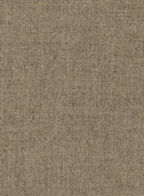 Light Weight Melange Brown Tweed Overcoat