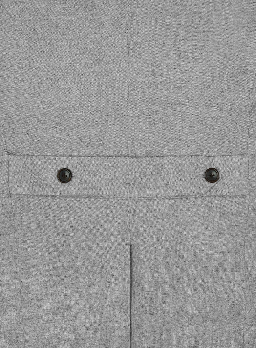Musto Light Weight Light Gray Tweed Overcoat