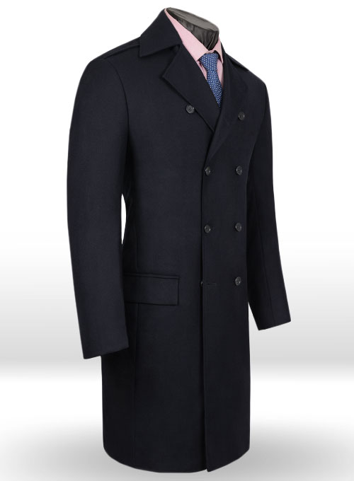 Light Weight Navy Couture Tweed GQ Trench Coat : MakeYourOwnJeans ...