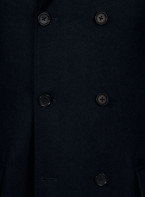 Light Weight Navy Couture Tweed GQ Trench Coat