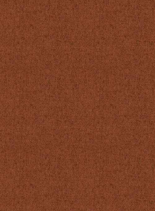 Melange Rust Tweed Pea Coat