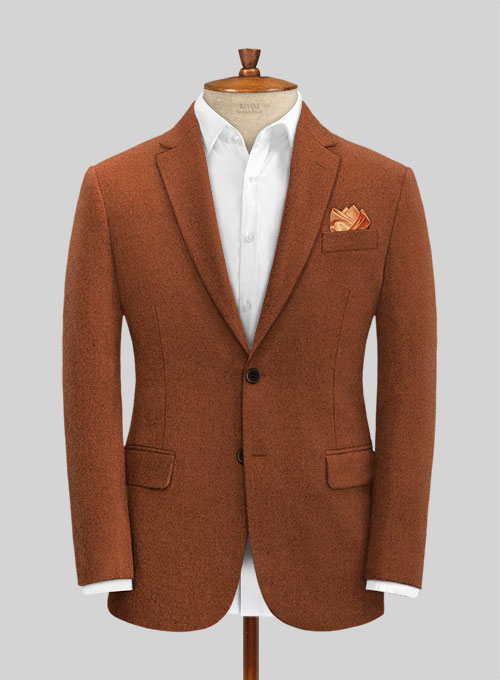 Melange Rust Tweed Suit