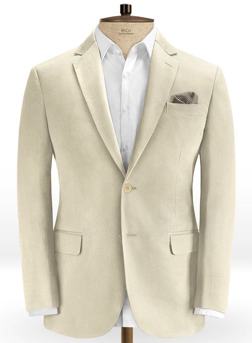 Mid Khaki Fine Twill Suit