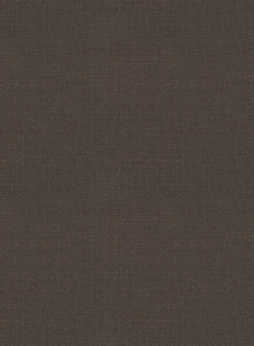 Napolean Dark Brown Wool Tuxedo Suit