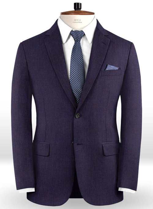 Napolean Eggplant Wool Suit : Made To Measure Custom Jeans For Men ...