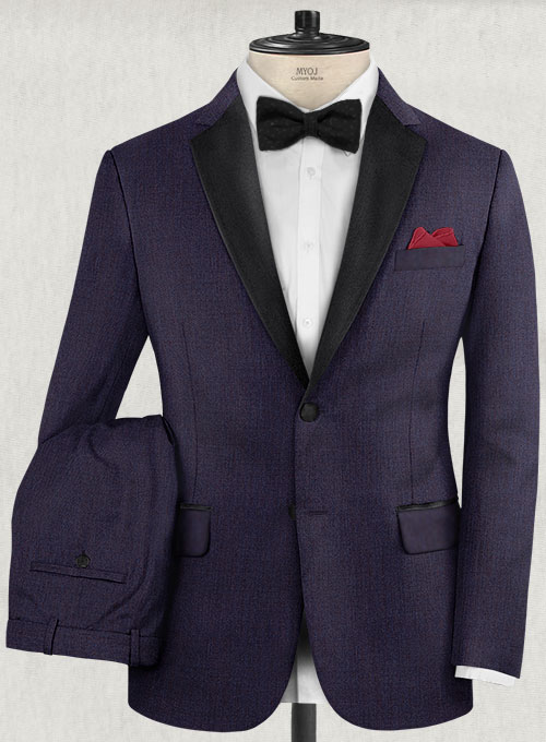 Napolean Eggplant Wool Tuxedo Suit : Made To Measure Custom Jeans For ...