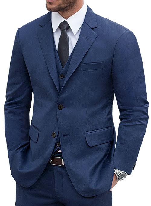 Napolean Persian Blue Wool Suit : Made To Measure Custom Jeans For Men ...