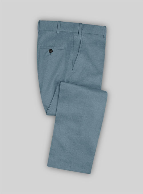 Nord Blue Feather Cotton Canvas Stretch Suit