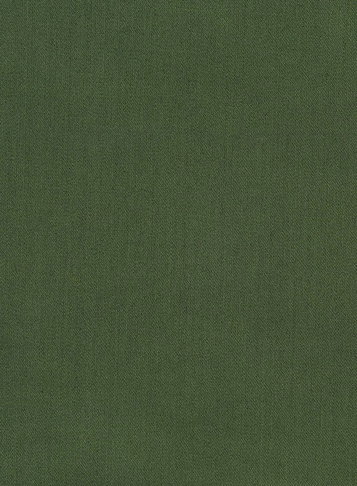Pine Green Satin Cotton Suit