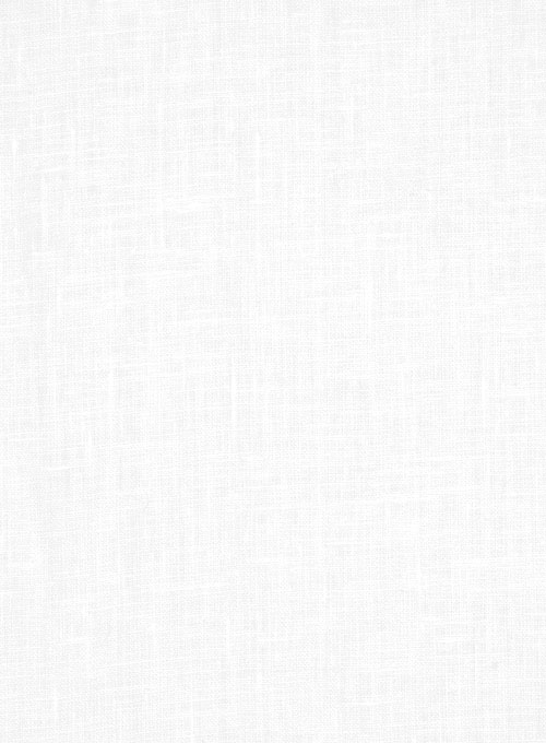 Linen Tie - Pure White