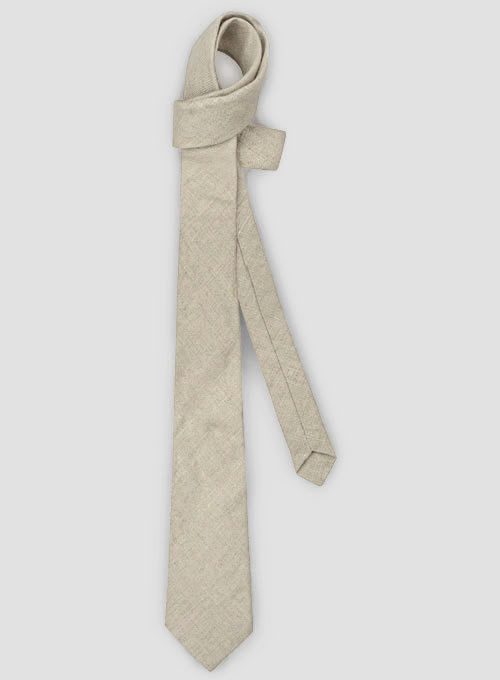 Linen Tie - Pure Barn Beige - Click Image to Close