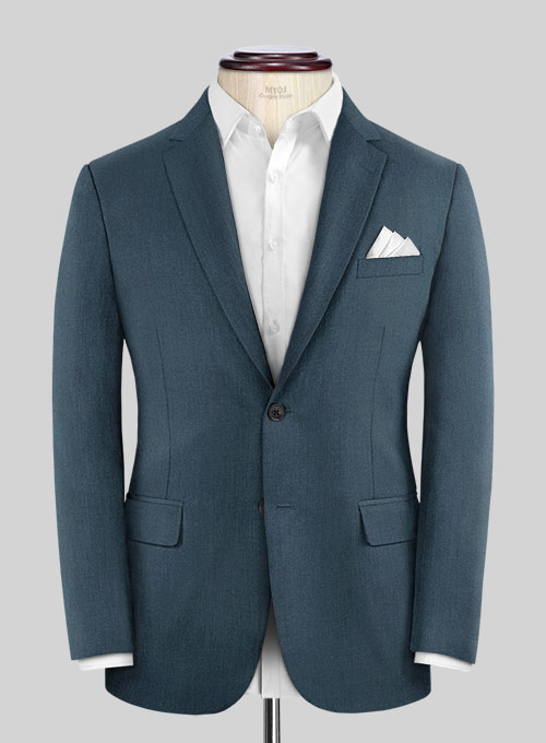 Reda Ebony Blue Wool Suit