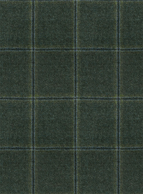 Reda Amazon Green Checks Wool Suit