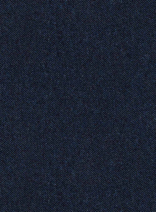 Royal Blue Denim Tweed Suit