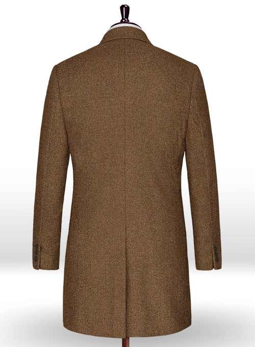 Royal Brown Heavy Tweed Overcoat - Click Image to Close