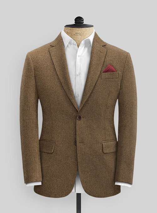 Royal Brown Heavy Tweed Suit
