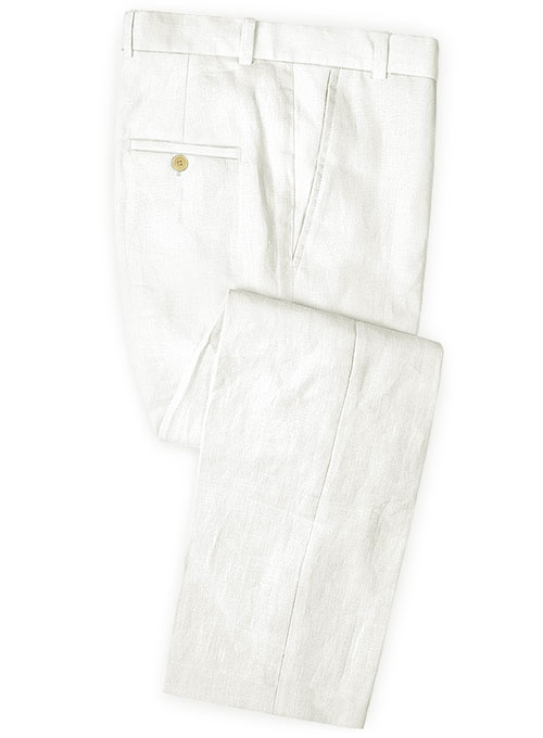 Safari Ivory Cotton Linen Suit