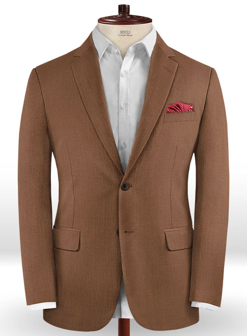 Scabal Brick Brown Wool Suit : MakeYourOwnJeans®: Made To Measure ...