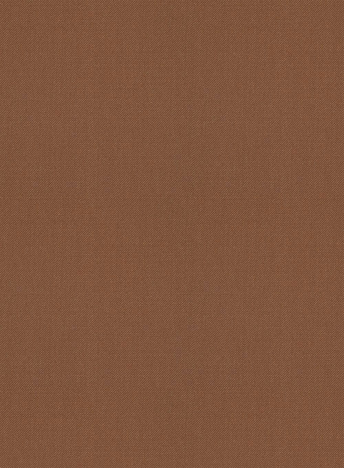 Scabal Brick Brown Wool Suit