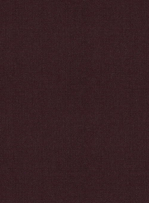 Scabal Dark Wine Wool Suit