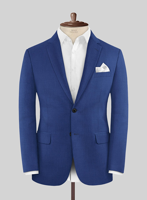 Scabal Egyptian Blue Wool Suit