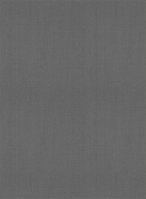 Scabal Flat Gray Wool Suit