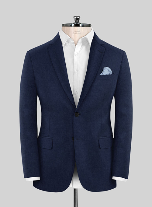 Scabal Regal Blue Wool Suit