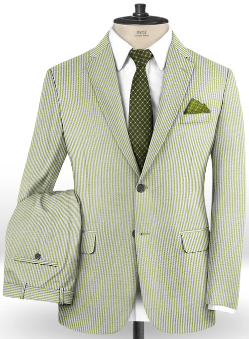 green seersucker pants