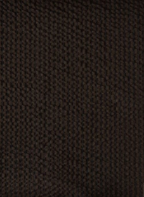 Solbiati Dark Brown Seersucker Suit